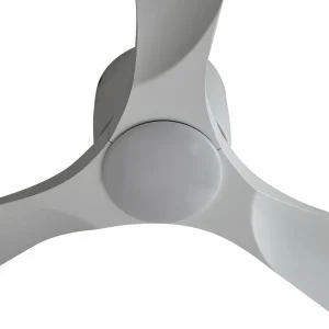 Lucande Ventilateur de plafond LED intelligent Moneno, blanc, DC, Tuya^ Ventilateurs