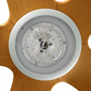 Lucande Ventilateur de plafond LED Omendo, blanc, DC, silencieux, CCT^ Ventilateurs