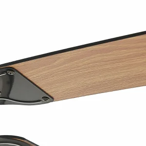 Lucande Ventilateur de plafond LED Tedric, noir, silencieux, 133 cm^ Ventilateurs