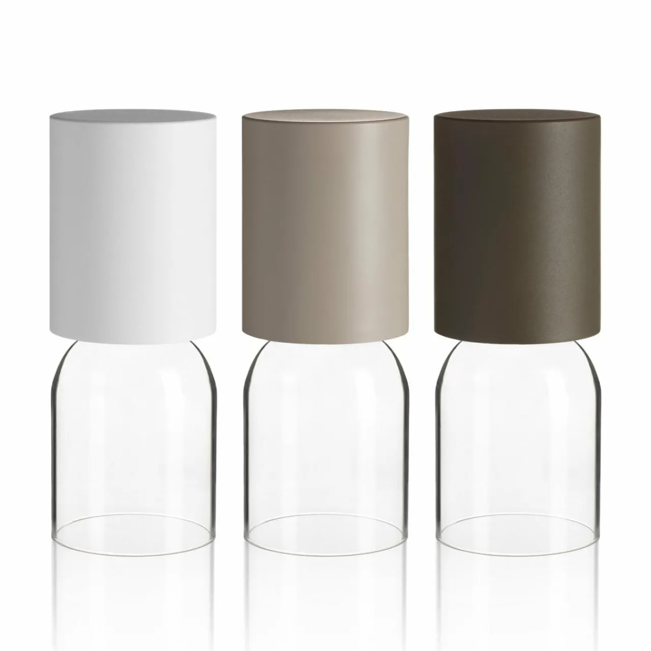 luceplan_nui_mini_lampe__poser__batterie_blanc_3.webp Luceplan Nui Mini lampe à poser à batterie, blanc^ Lampes Décoratives