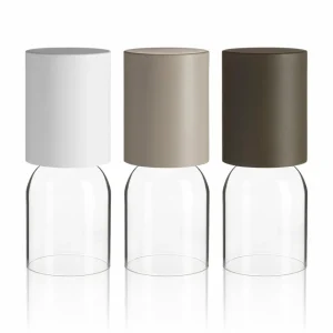 Luceplan Nui Mini lampe à poser à batterie, sable^ Lampes Décoratives