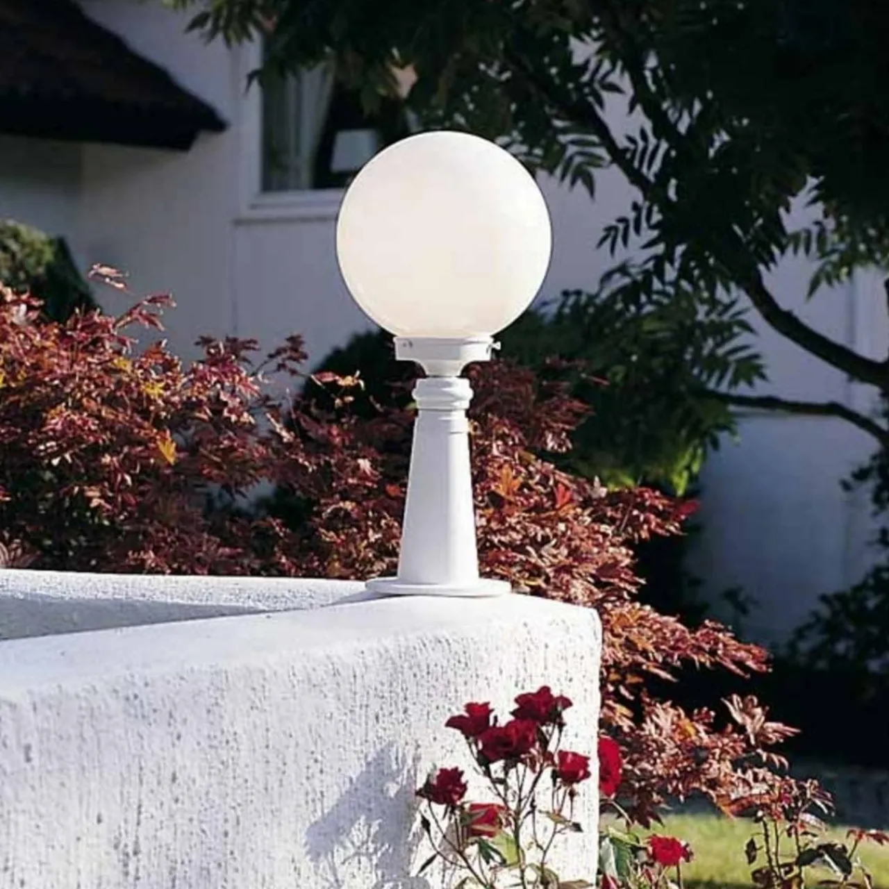 luminaire_blanc_pour_socle_arcturus_1.webp Konstsmide Luminaire blanc pour socle Arcturus^ Potelets Extérieurs