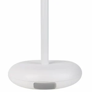 Näve Luminaire de terrasse rechargeable LED Pasi, blanc hauteur 26 cm métal^ Lampes Décoratives