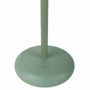 Näve Luminaire de terrasse rechargeable LED Pasi, menthe hauteur 26 cm métal^ Lampes Décoratives