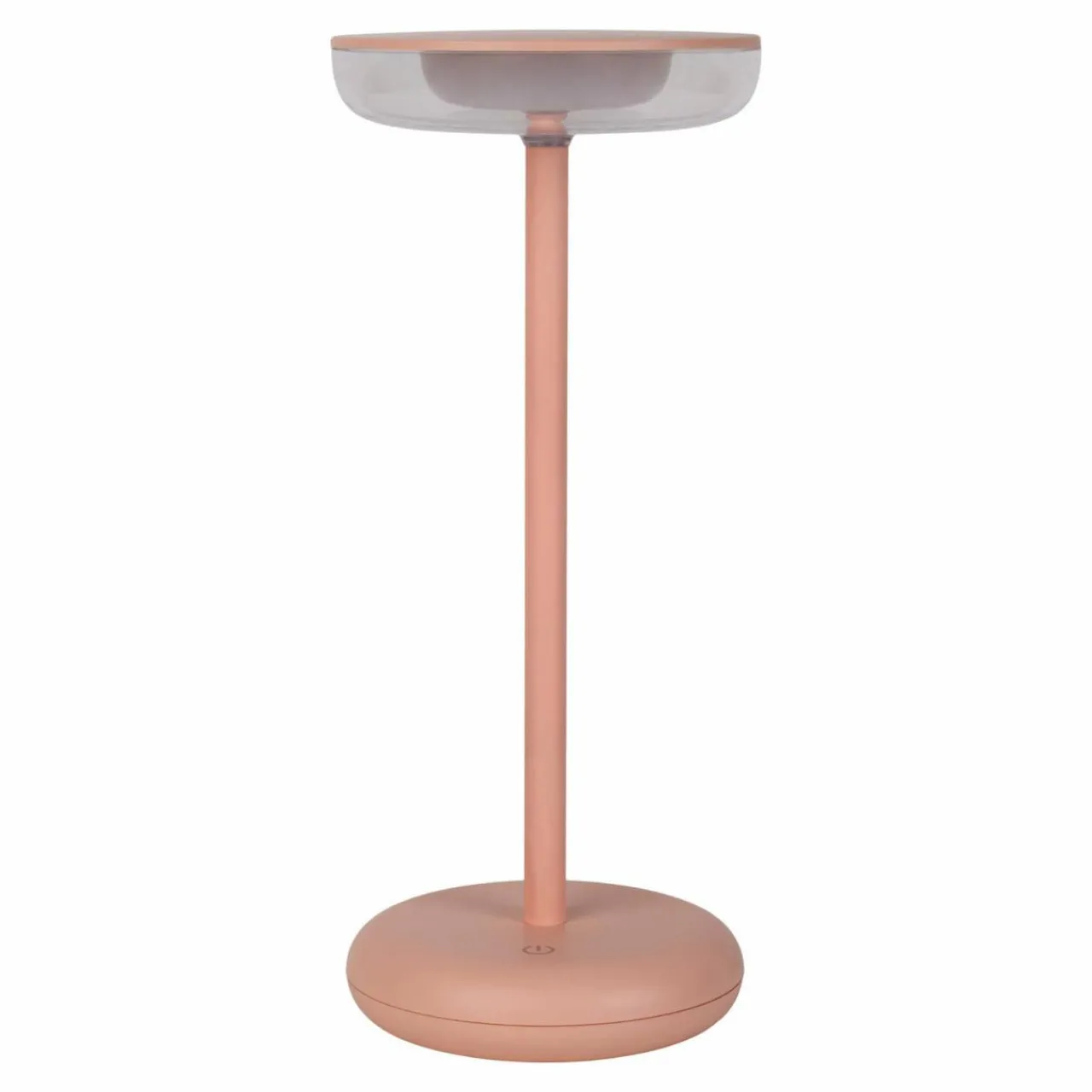 Näve Luminaire de terrasse rechargeable LED Pasi, rose hauteur 26 cm métal Touch^ Lampes Décoratives