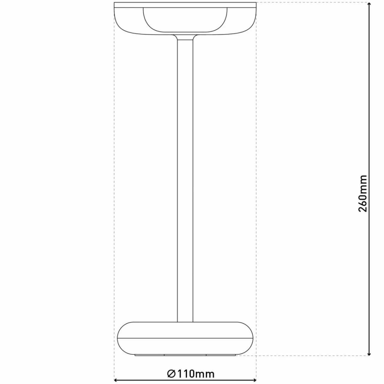 Näve Luminaire de terrasse rechargeable LED Pasi, rose hauteur 26 cm métal Touch^ Lampes Décoratives