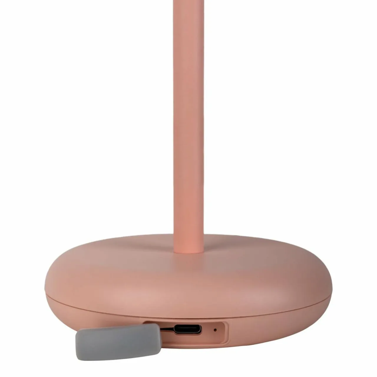 Näve Luminaire de terrasse rechargeable LED Pasi, rose hauteur 26 cm métal Touch^ Lampes Décoratives