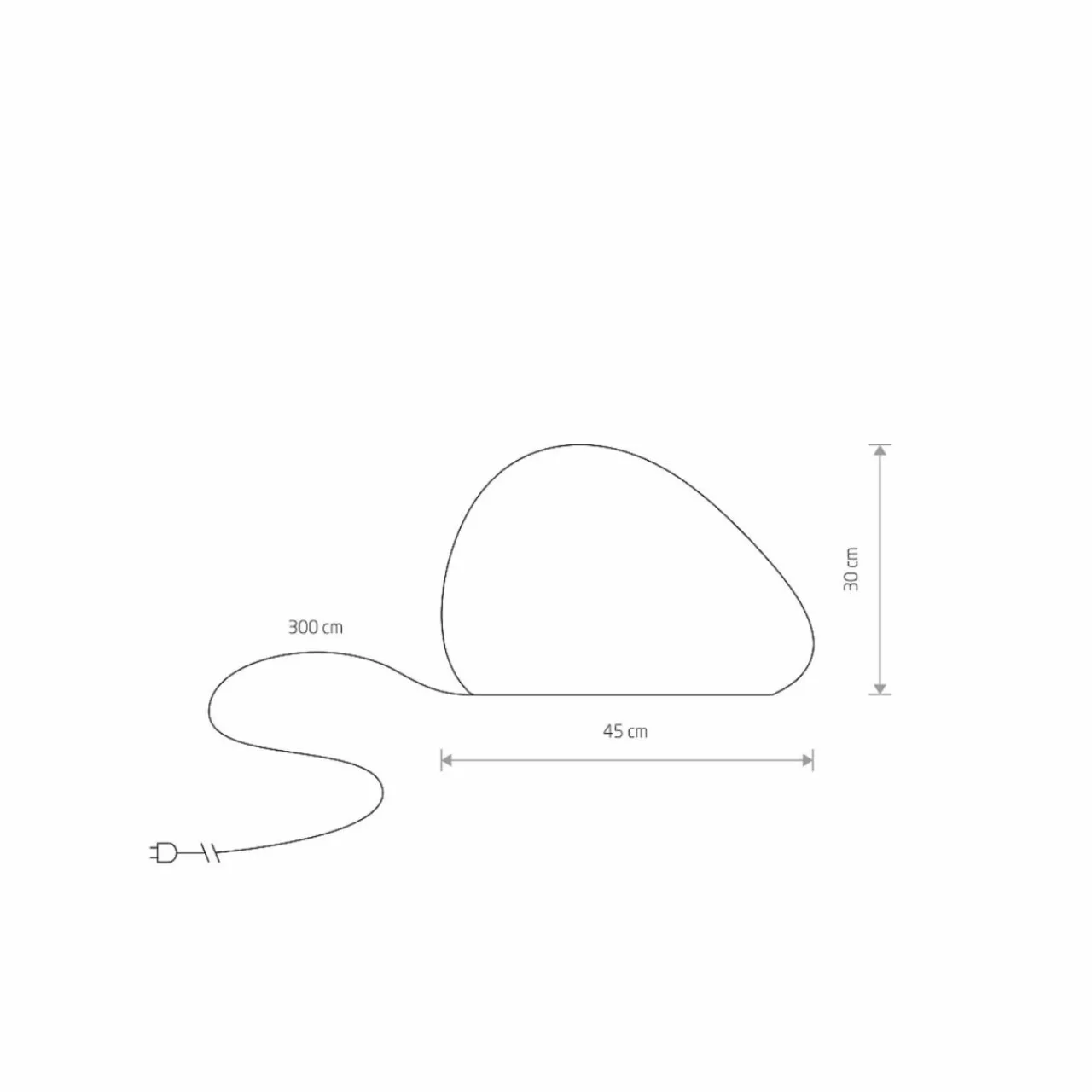 luminaire_dextrieur_stone_s__x__cm_blanc_plastique_ip_1.webp Nowodvorski Lighting Luminaire d'extérieur Stone S, 45 x 30 cm, blanc, plastique, IP44^ Luminaires De Terrasse