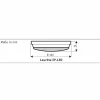 CasaFan Luminaire LED pour Eco Plano II, blanc^ Ventilateurs