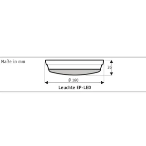 CasaFan Luminaire LED pour Eco Plano II, chromé brossé^ Ventilateurs