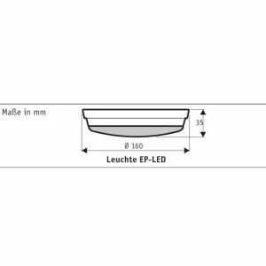 CasaFan Luminaire LED pour Eco Plano II, gris clair^ Ventilateurs