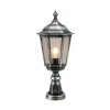 LCD Luminaire pour socle 1112 alu moulé noir-argenté^ Potelets Extérieurs