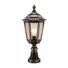 LCD Luminaire pour socle 1122 alu moulé noir-cuivré^ Potelets Extérieurs
