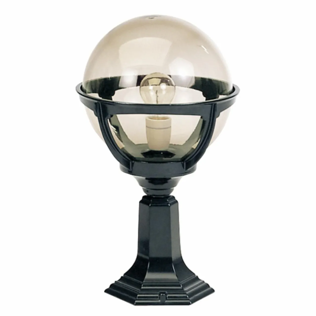 luminaire_pour_socle_bali_avec_boule_acrylique_pied_noir_0.webp K.S. Verlichting Luminaire pour socle Bali avec boule acrylique, pied noir^ Potelets Extérieurs