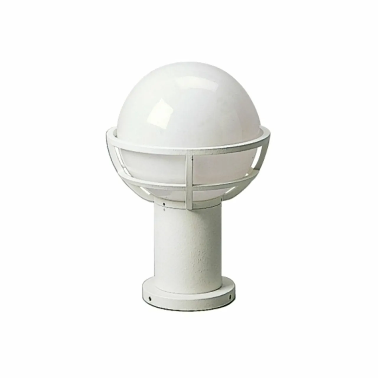 luminaire_pour_socle_blanc_avec_verre_opale_0.webp Albert Leuchten Luminaire pour socle blanc avec verre opale^ Potelets Extérieurs