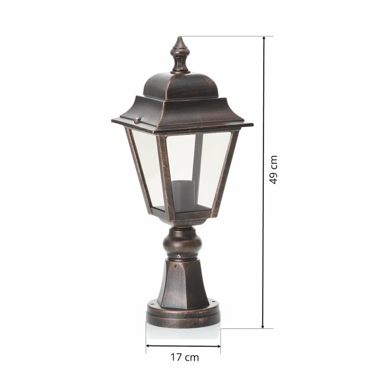 luminaire_pour_socle_daspect_antique_toulouse_3.webp LCD Luminaire pour socle d'aspect antique Toulouse^ Potelets Extérieurs