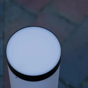 Brilliant Luminaire pour socle Dody Sensor, noir, métal, plastique, E27^ Potelets Extérieurs Avec Détecteur