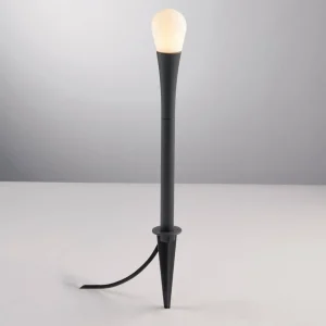 Eco-Light Luminaire pour socle Drop IP65, hauteur 34 cm^ Potelets Extérieurs