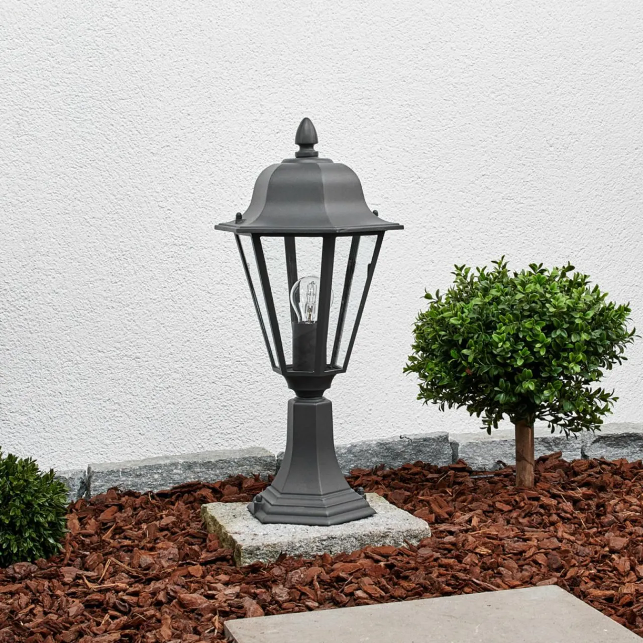 luminaire_pour_socle_edana_gris_graphite_1.webp Lindby Luminaire pour socle Edana gris graphite^ Potelets Extérieurs
