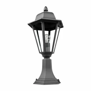 Lindby Luminaire pour socle Edana gris graphite^ Potelets Extérieurs