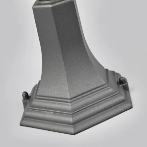 Lindby Luminaire pour socle Edana gris graphite^ Potelets Extérieurs