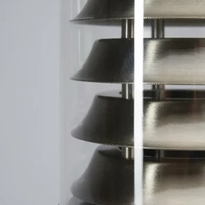 Lindby Luminaire pour socle Enja en inox^ Potelets Extérieurs