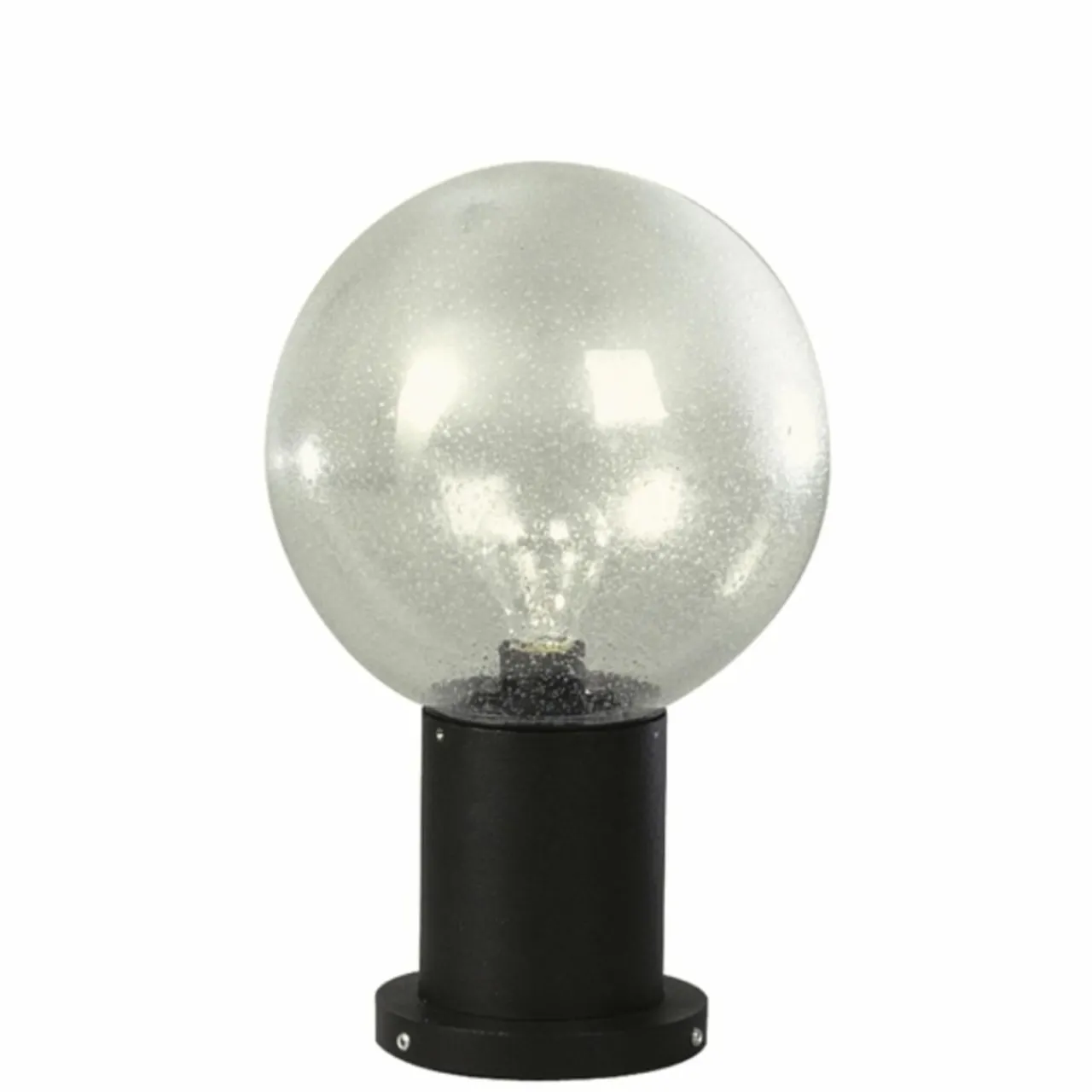 luminaire_pour_socle_ii_noir_en_verre__bulles_0.webp Albert Leuchten Luminaire pour socle II noir en verre à bulles^ Potelets Extérieurs