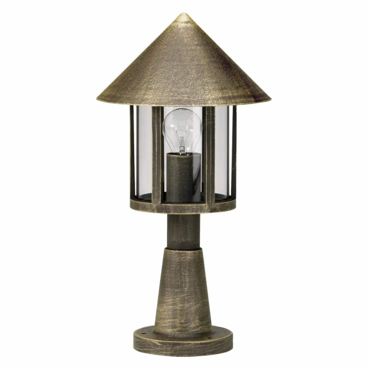 luminaire_pour_socle_lampione_brun_laiton_0.webp Albert Leuchten Luminaire pour socle LAMPIONE brun laiton^ Potelets Extérieurs