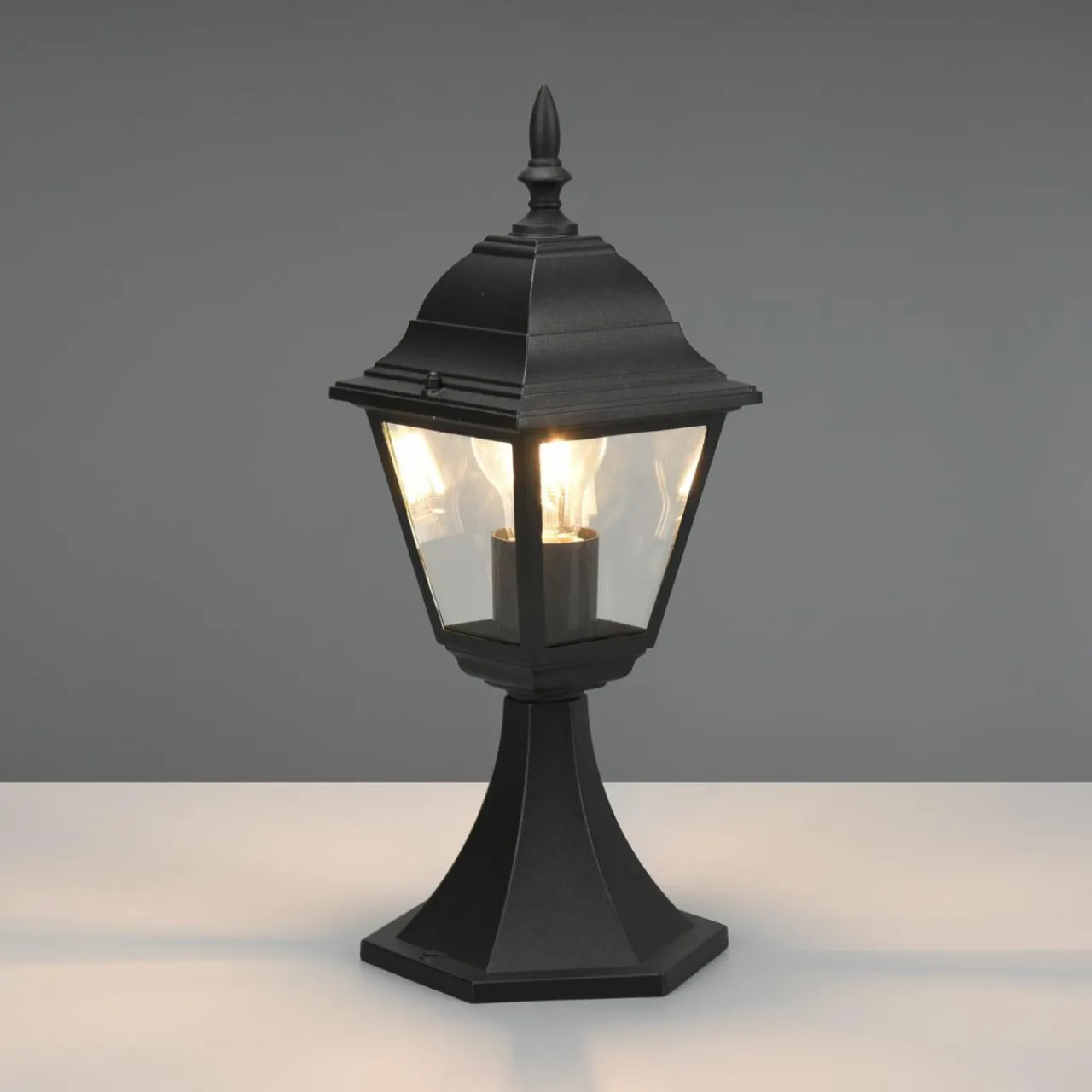 luminaire_pour_socle_livenza_noir_hauteur__cm_aluminium_ip_0.webp Trio Lighting Luminaire pour socle Livenza, noir, hauteur 39 cm, aluminium, IP44^ Potelets Extérieurs