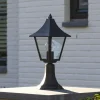 K.S. Verlichting Luminaire pour socle Livorno, IP44, noir/clair^ Potelets Extérieurs