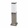 Lindby Luminaire pour socle Lorian en inox^ Potelets Extérieurs