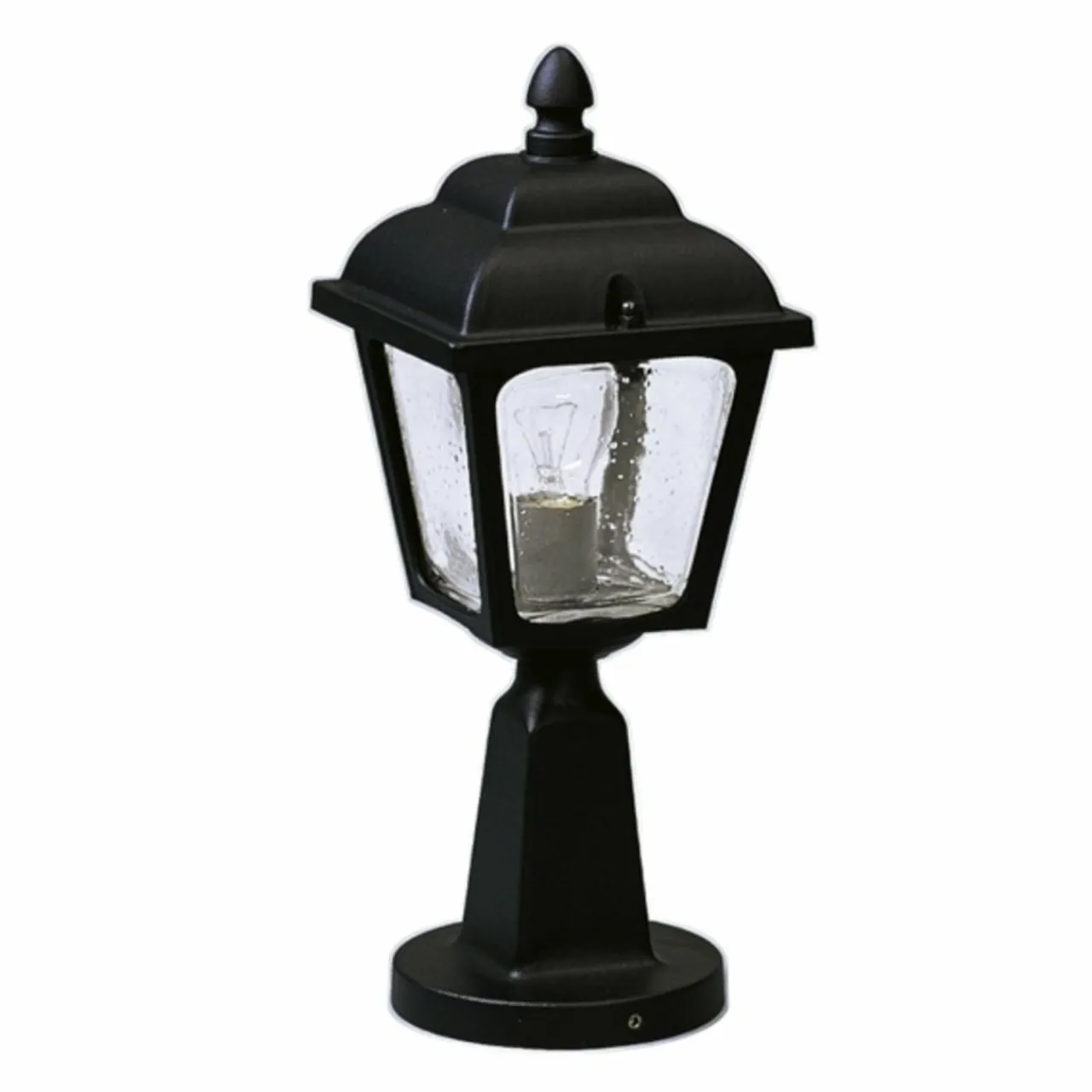 luminaire_pour_socle_rustique__noir_0.webp Albert Leuchten Luminaire pour socle RUSTIQUE 722 noir^ Potelets Extérieurs