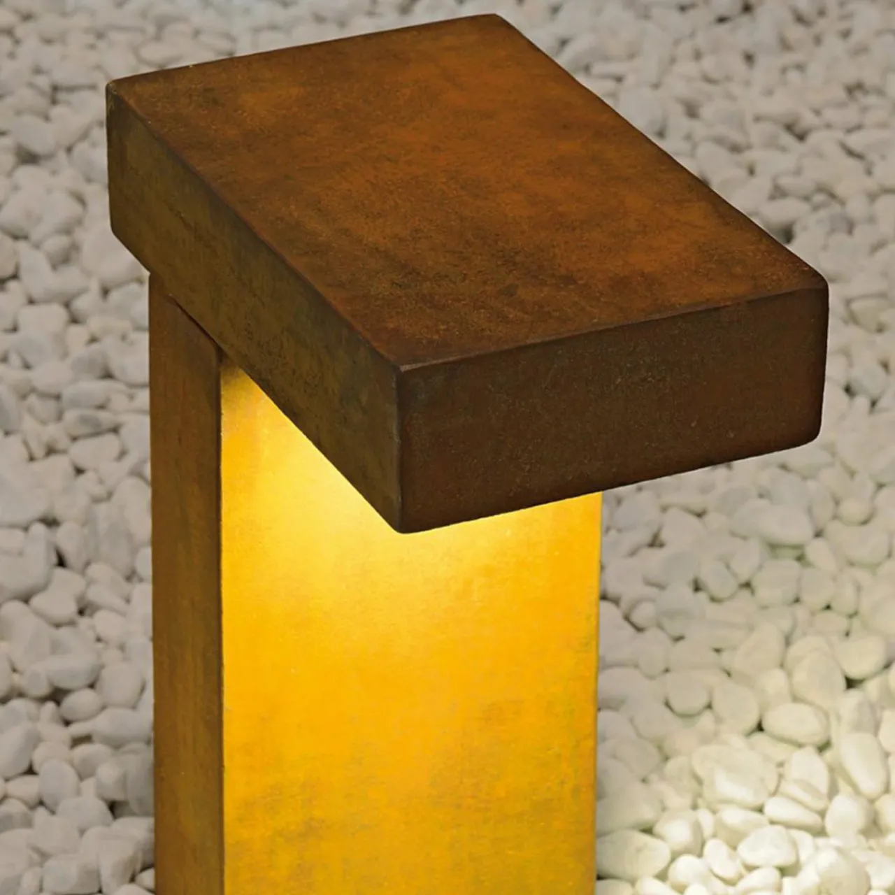 luminaire_pour_socle_rusty_pathlight_1.webp SLV Luminaire pour socle RUSTY PATHLIGHT^ Potelets Extérieurs