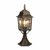 Trio Lighting Luminaire pour socle Volturno, couleur rouille, hauteur 47 cm, aluminium^ Potelets Extérieurs