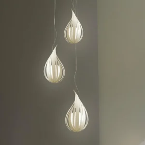 LZF LAMPS LZF Raindrop mini suspension, ivoire^ Luminaires Durables