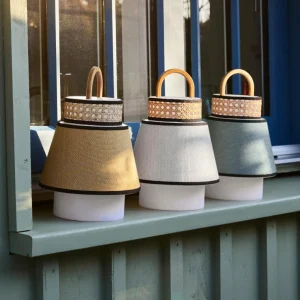MARKET SET Singapour lampe terrasse LED USB sable^ Lampes Décoratives