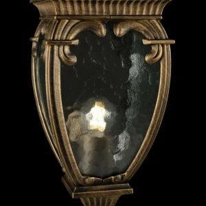 Maytoni Fleur borne lumineuse, dorée^ Bornes Éclairage Extérieur