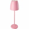MEGATRON lampe à poser LED batterie Tavola rose^ Lampes Décoratives