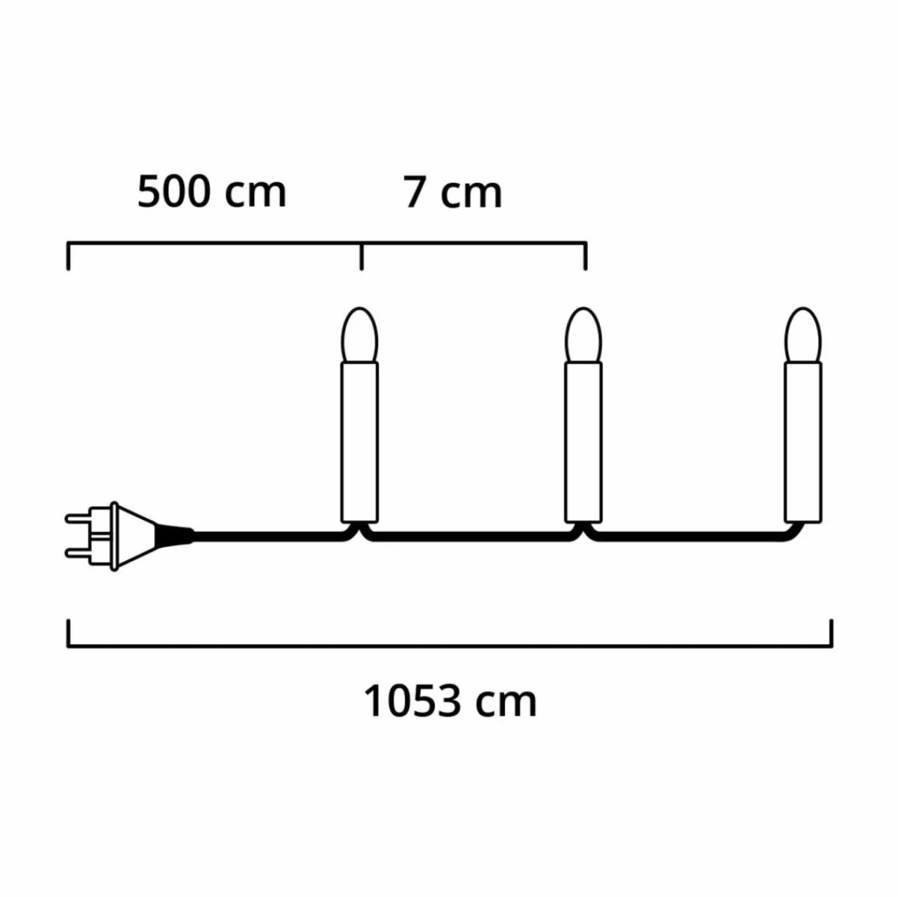 microchane_lumineuse_led_multicolore__lampes_m_1.webp Konstsmide Christmas Micro-chaîne lumineuse LED multicolore 80 lampes 10,5m^ Lumière De Noël
