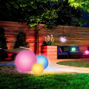 tint Müller Licht Calluna Solar, CCT, RVB, Ø 45 cm^ Lampes Décoratives
