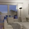 tint Müller Licht Lampadaire à éclairage indirect LED Pavo, RVB, CCT, métal^ Lampadaires Connectés