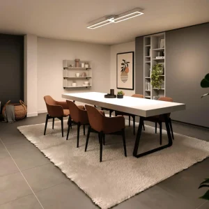 tint Müller Licht Plafonnier LED Ciso, RVB, CCT, noir^ Plafonniers Connectés