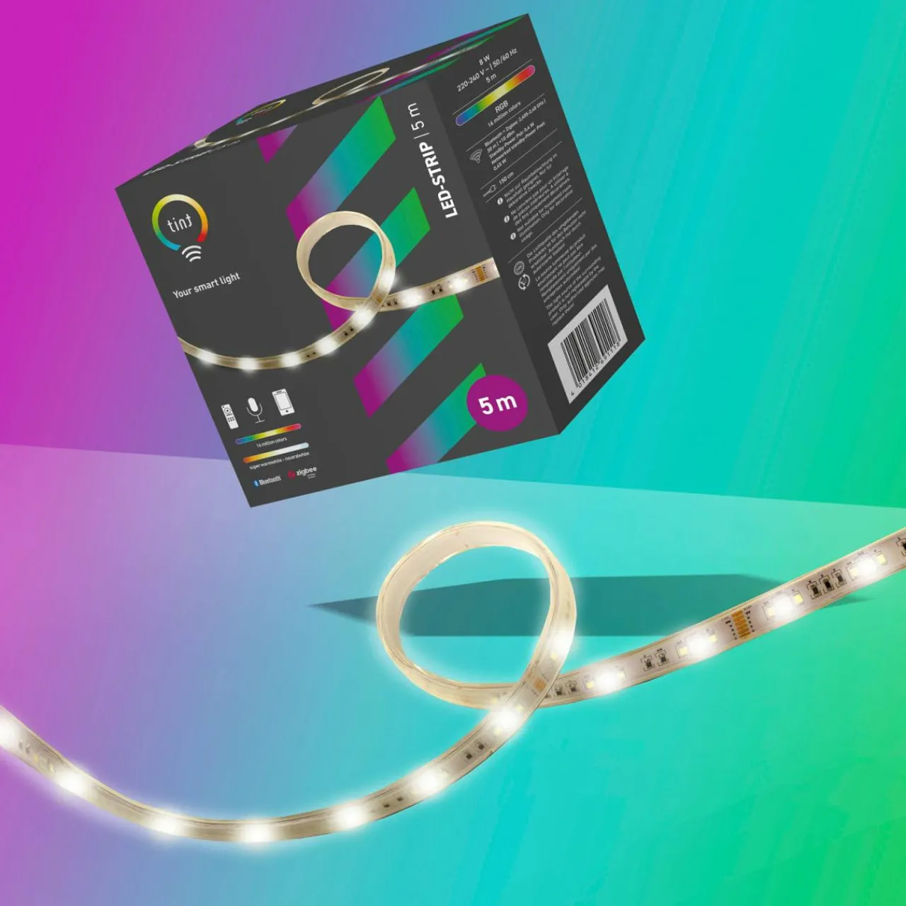 tint Müller Licht Ruban LED white+color 5 m Zigbee Bluetooth^ Lampes Décoratives