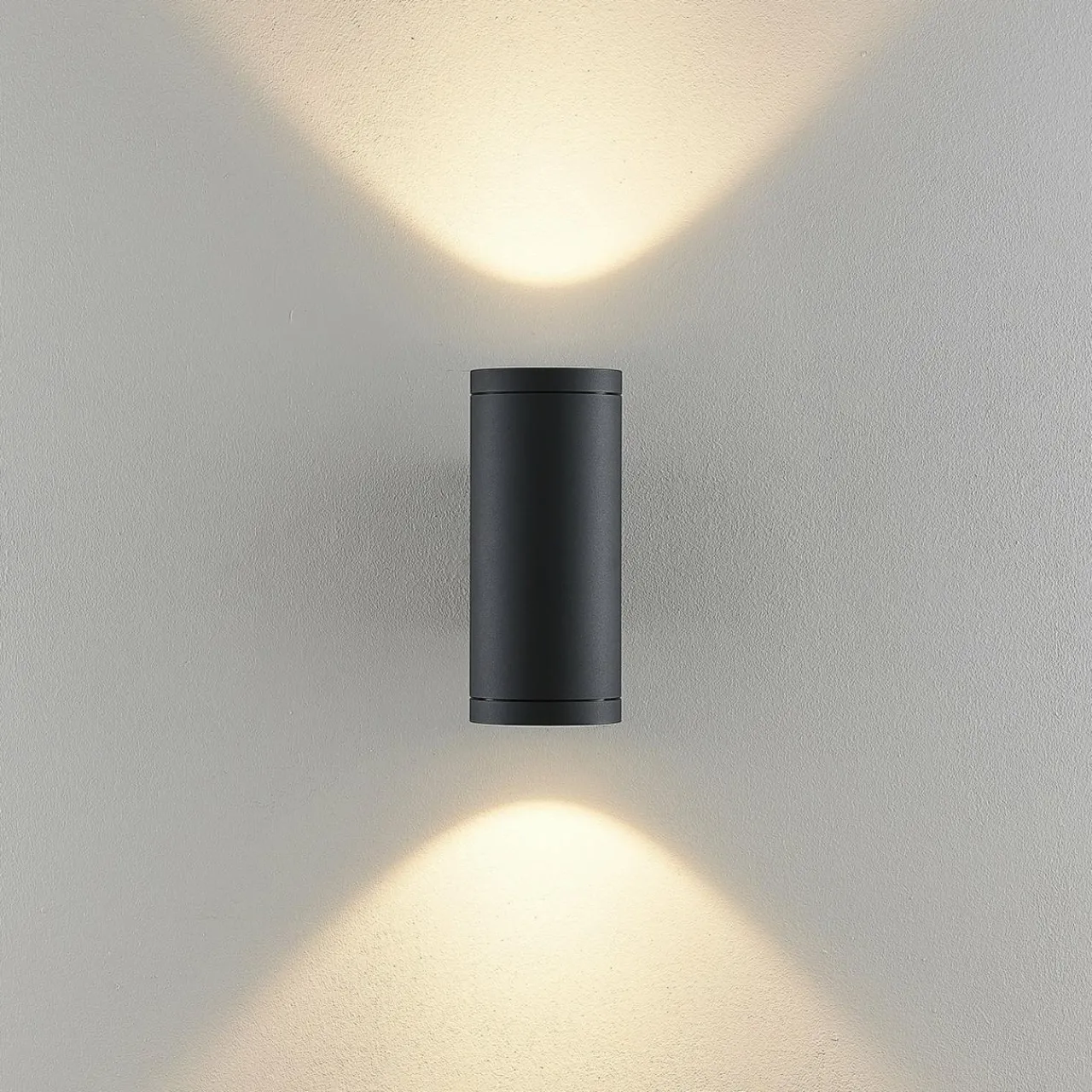 molto_luce_applique_dextrieur_led_foris_round_double_anthracite_3.webp Molto Luce applique d'extérieur LED Foris Round Double, anthracite^ Appliques Murales Extérieures