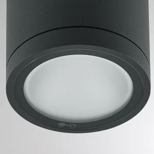 Molto Luce Projecteur d'extérieur LED Foris Round SD, anthracite, aluminium^ Plafonniers D'Extérieur