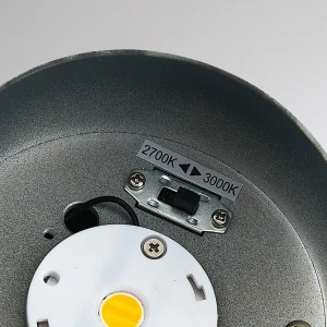 Molto Luce Projecteur d'extérieur LED Foris Round SD, anthracite, aluminium^ Plafonniers D'Extérieur