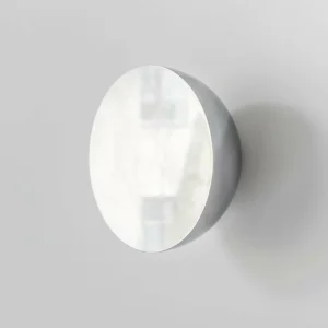 New Works miroir mural Aura Small, Ø 10 cm, acier inoxydable^ Meubles & Aménagements