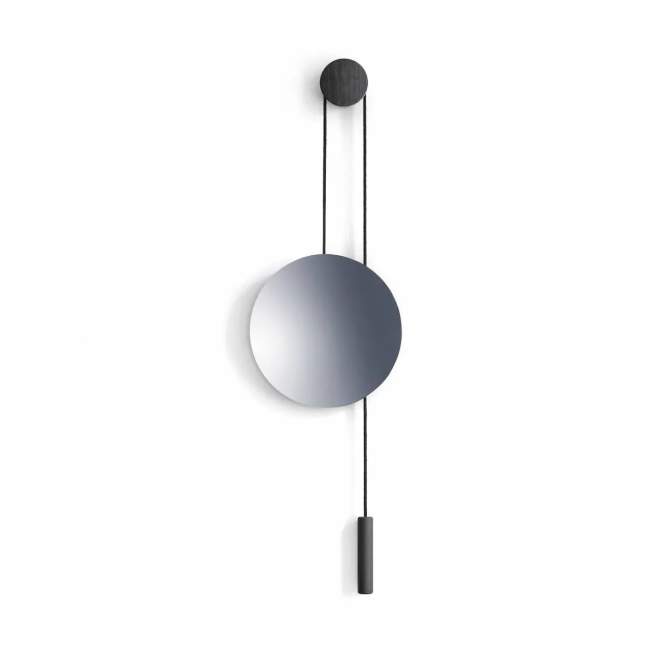 new_works_miroir_rise_and_shine_noir___cm_verre_0.webp New Works miroir Rise and Shine, noir, Ø 45 cm, verre^ Meubles & Aménagements