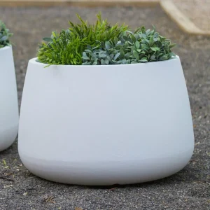 Newgarden bac à plantes solaire LED Camelia, Ø 59 cm, blanc^ Lampes Décoratives