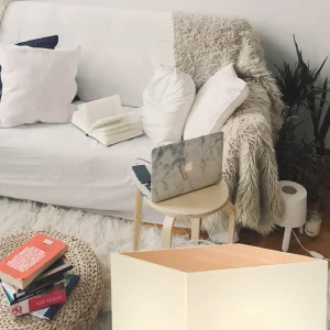 Newgarden Bora Table avec source lumineuse, plateau en bois^ Meubles & Aménagements